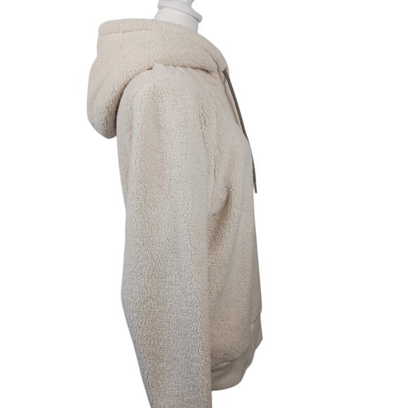 Athleta, Tugga Sherpa Hoodie, Creamy Ivory, Size Large, Cozy, Soft, Warm - Picture 4 of 16